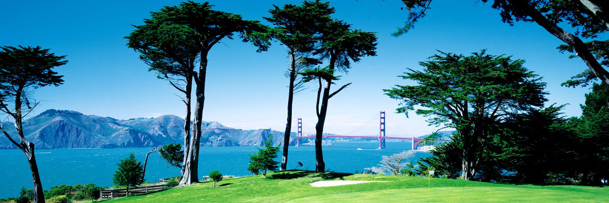 Golden Gate Fairway Mural Wallpaper - pure wallpaper artwork