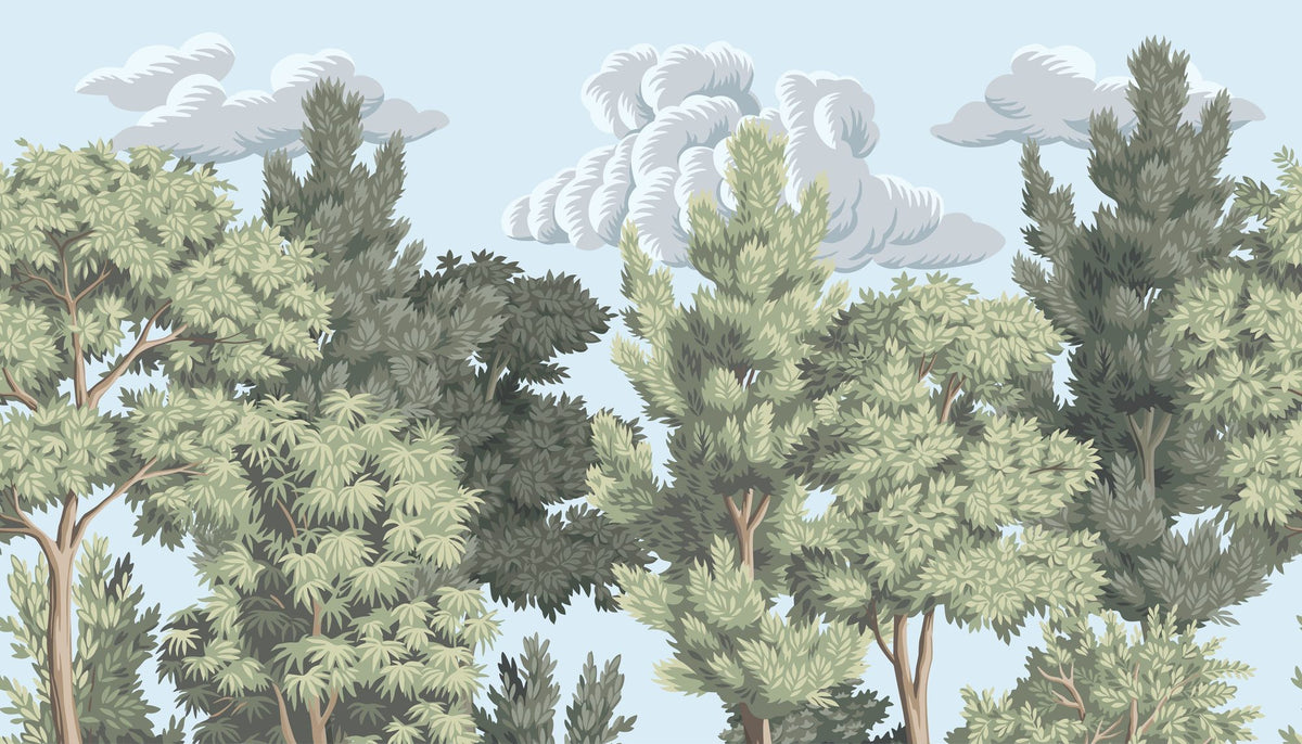 Incoming Cloudy Weather Mural Wallpaper - pure wallpaper artwork