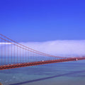 Foggy Golden Gate Mural Wallpaper - pure wallpaper artwork