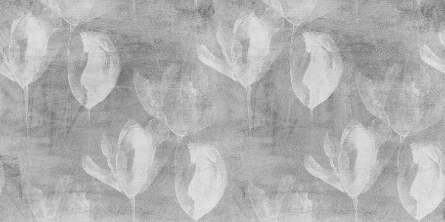 Ceramic Flowers Mural Wallpaper