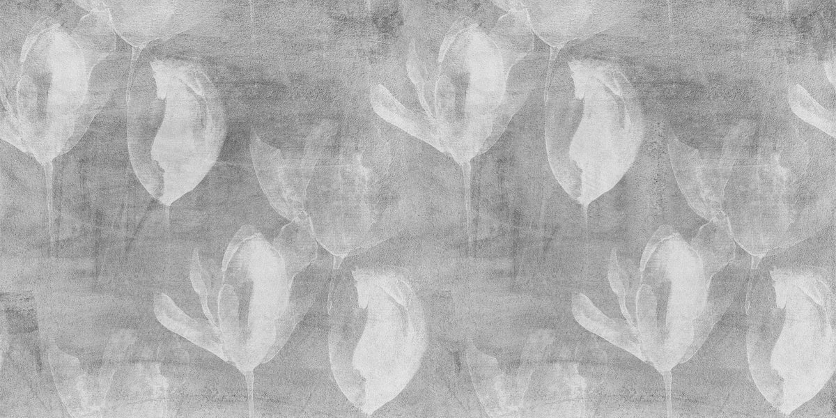 Ceramic Flowers Mural Wallpaper - pure wallpaper artwork