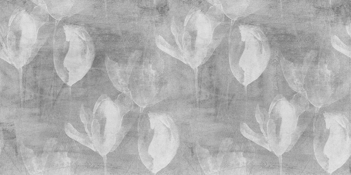 Floral Wallpaper Mural – Flower Wallpaper – Ceramic Flowers
