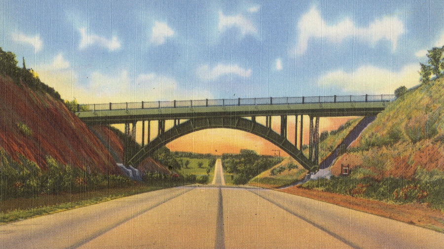 Dodge Highway Mural Wallpaper