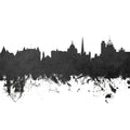 Victoria Canada Skyline Black & White Mural Wallpaper - pure wallpaper artwork