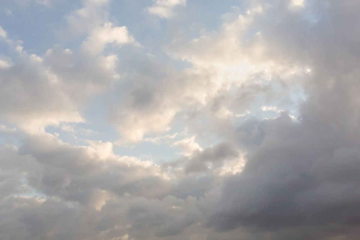 Cloudy Sky Mural Wallpaper - pure wallpaper artwork