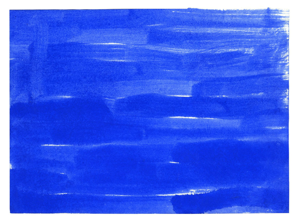 Denim Cloud Strokes Mural Wallpaper - pure wallpaper artwork