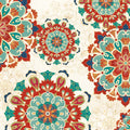 Folk Floral VIII Mural Wallpaper - pure wallpaper artwork