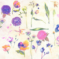 Floral Gaze, Cream Mural Wallpaper - pure wallpaper artwork