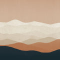 Mojave Mountains Mural Wallpaper - pure wallpaper artwork