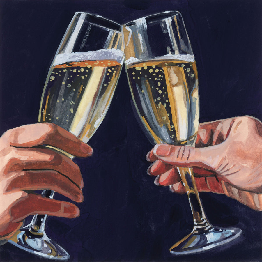 Cheers to Love Mural Wallpaper