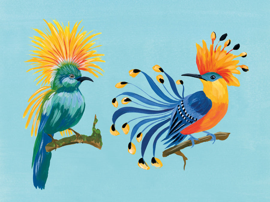 Birds of Paradise VI Mural Wallpaper