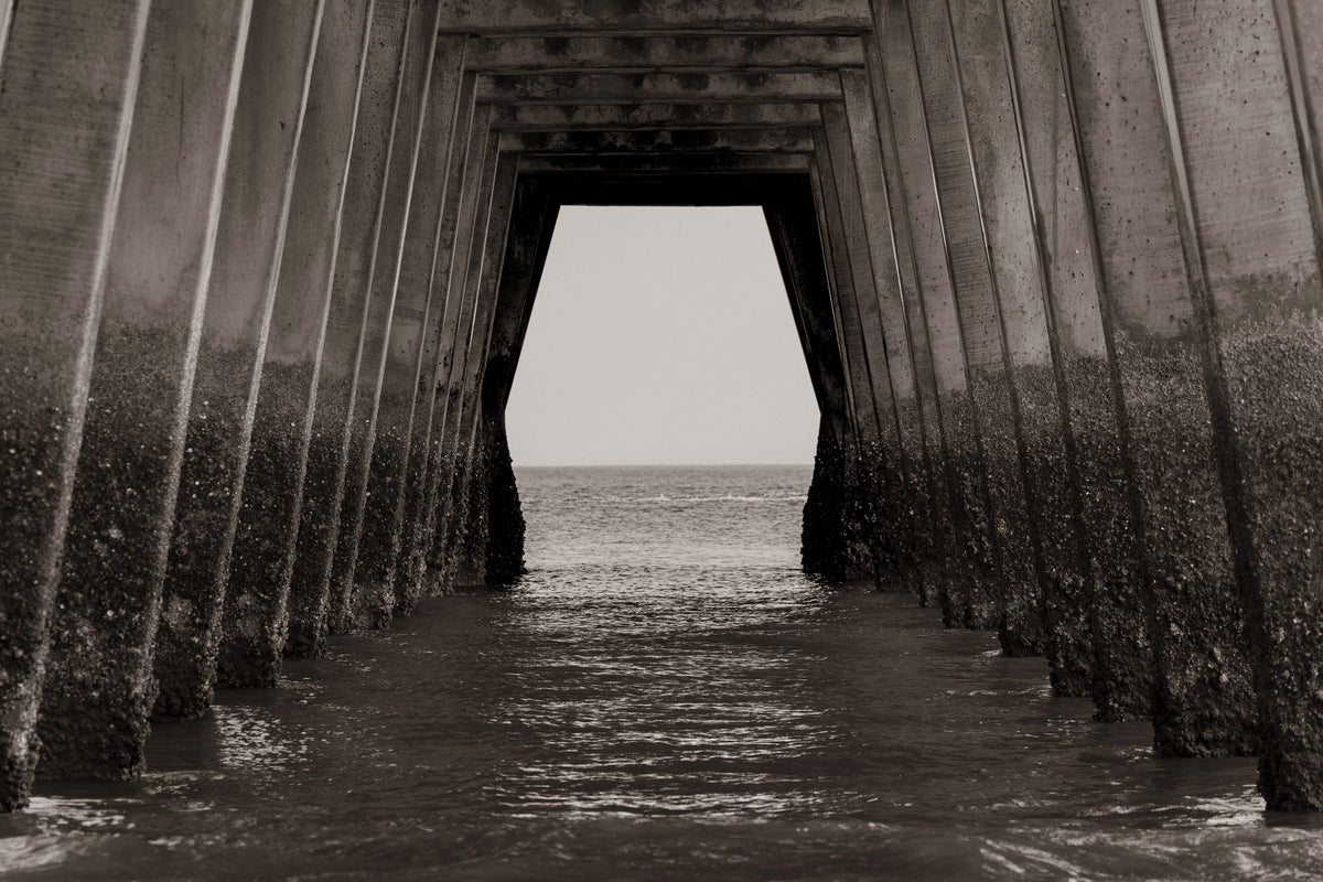 Under the Pier Mural Wallpaper - pure wallpaper artwork