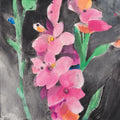 Midnight Blooms II Mural Wallpaper - pure wallpaper artwork