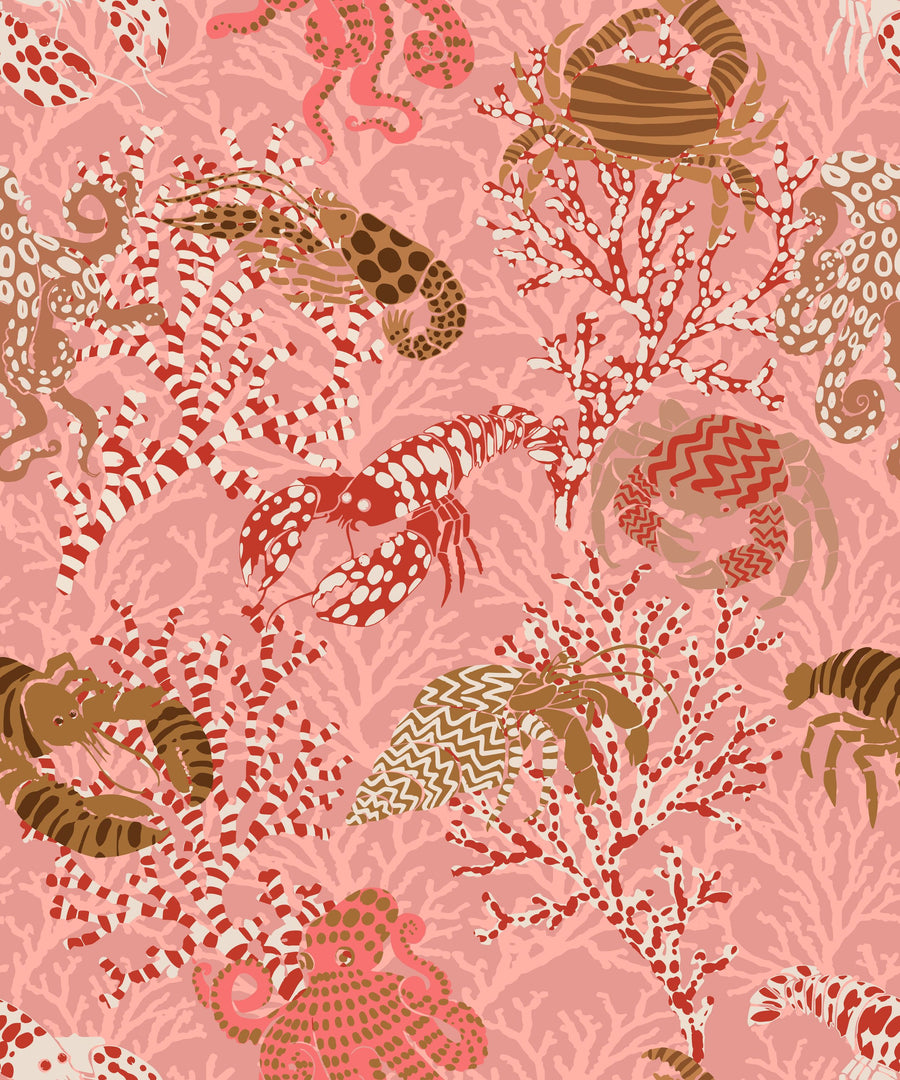 Vibrant Coral Reef, Coral Mural Wallpaper