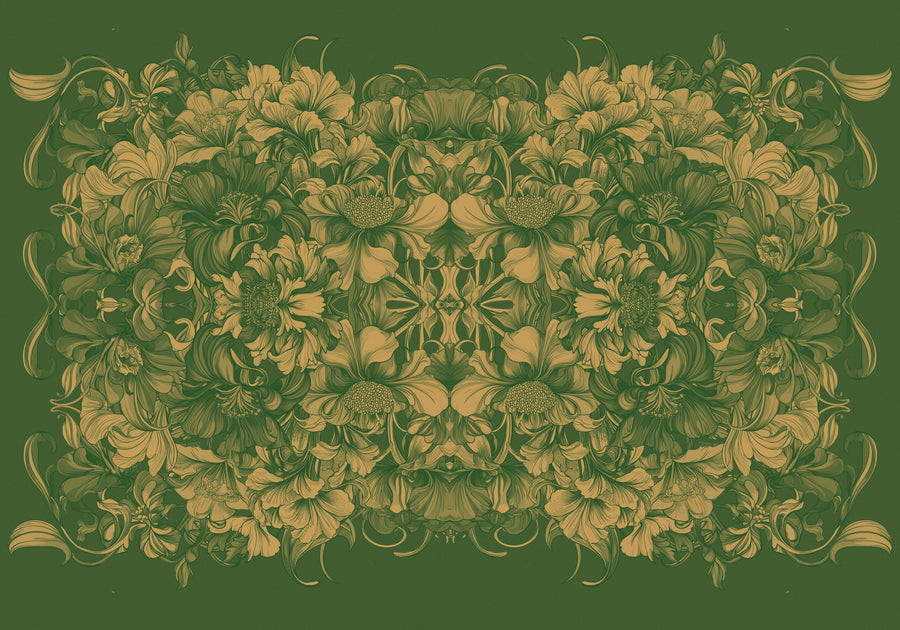 Scandi Flower Ceiling III Mural Wallpaper