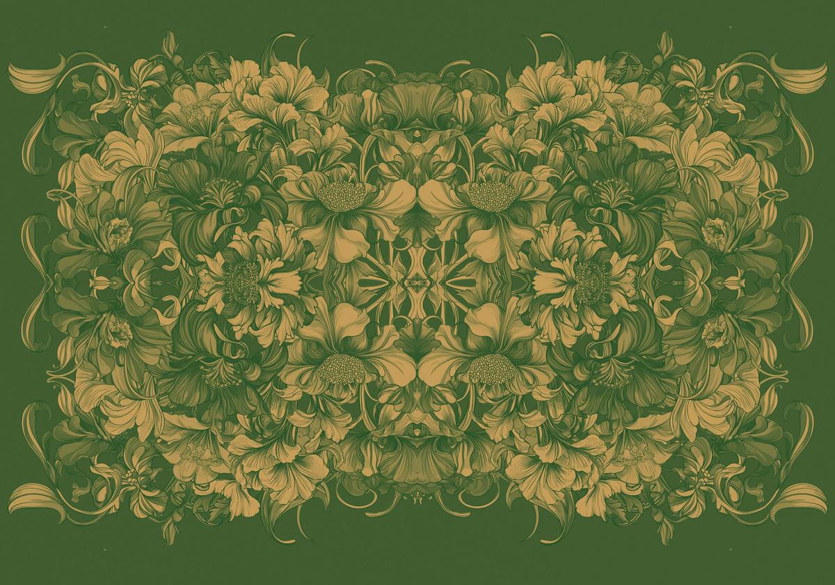 Scandi Flower Ceiling III Mural Wallpaper - pure wallpaper artwork