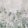 Field of Dreams Deep Purple Mural Wallpaper - pure wallpaper artwork