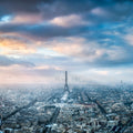 Paris in Winter Mural Wallpaper - pure wallpaper artwork