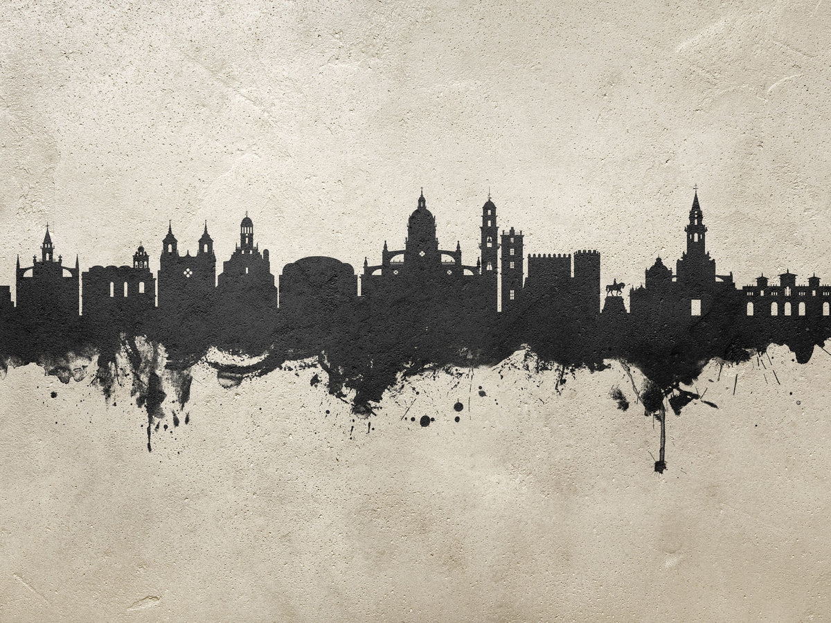 Jerez Spain Skyline Concrete Mural Wallpaper - pure wallpaper artwork