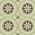 Geo Floral, Pistachio Mural Wallpaper - pure wallpaper artwork