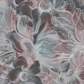 Seeing Through Leaves Red Mural Wallpaper - pure wallpaper artwork