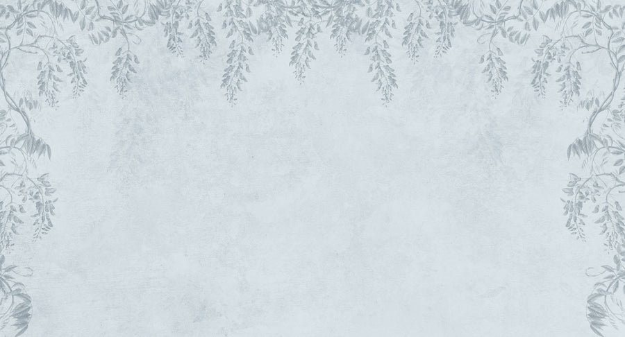Welcome to Our Theatre, Ice Blue Mural Wallpaper
