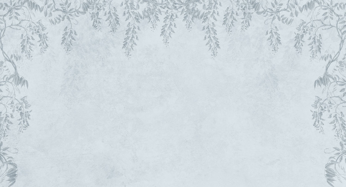 Welcome to Our Theatre, Ice Blue Mural Wallpaper - pure wallpaper artwork