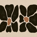 Mod Floral II Mural Wallpaper - pure wallpaper artwork
