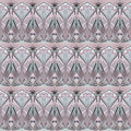 Floral Art Deco Aura, Petal Pink Mural Wallpaper - pure wallpaper artwork