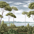 Verdant Horizon, Glade Mural Wallpaper - pure wallpaper artwork