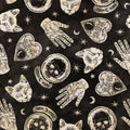 Symbolic Halloween Black Mural Wallpaper - pure wallpaper artwork