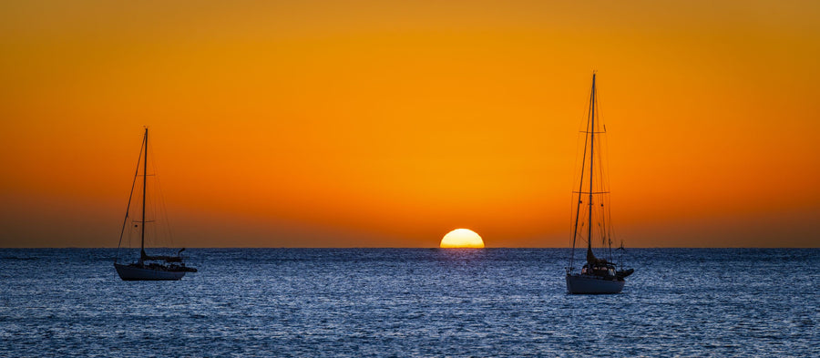 Baja Sailing Mural Wallpaper