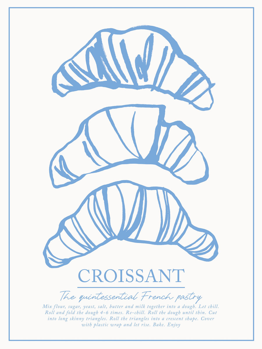 Breakfast Doodles VI White Mural Wallpaper