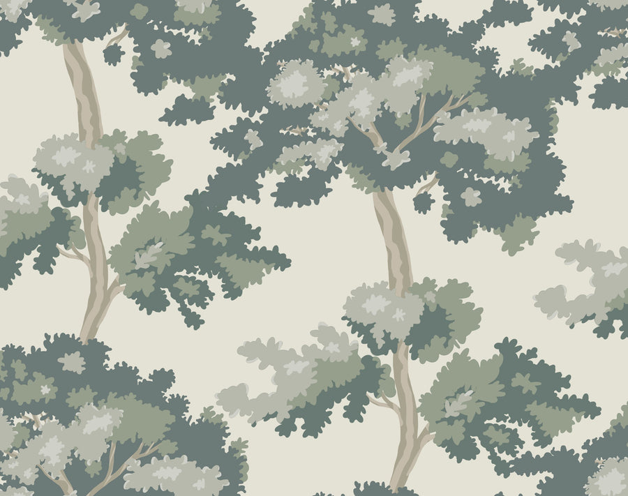 Camouflage Trees Mural Wallpaper