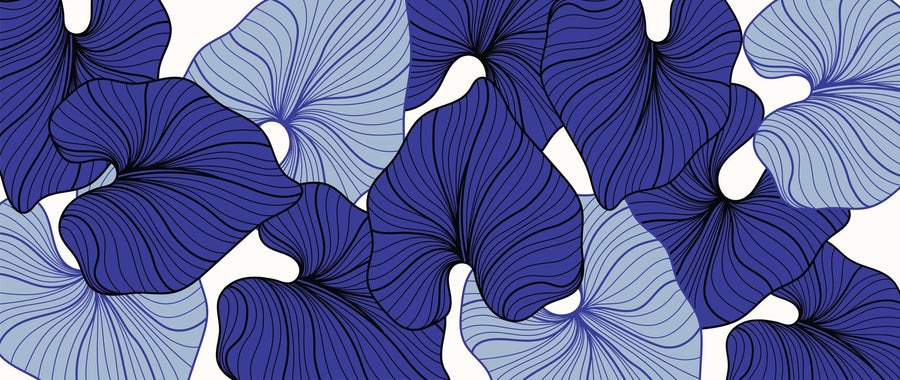 Palm Leaf Wallpaper Mural – Tropical Wall Mural – 70s Palm printable artwork