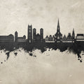 Münster Germany Skyline Concrete Mural Wallpaper - pure wallpaper artwork