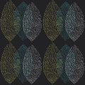 Jump Dark Leaves Mural Wallpaper - pure wallpaper artwork