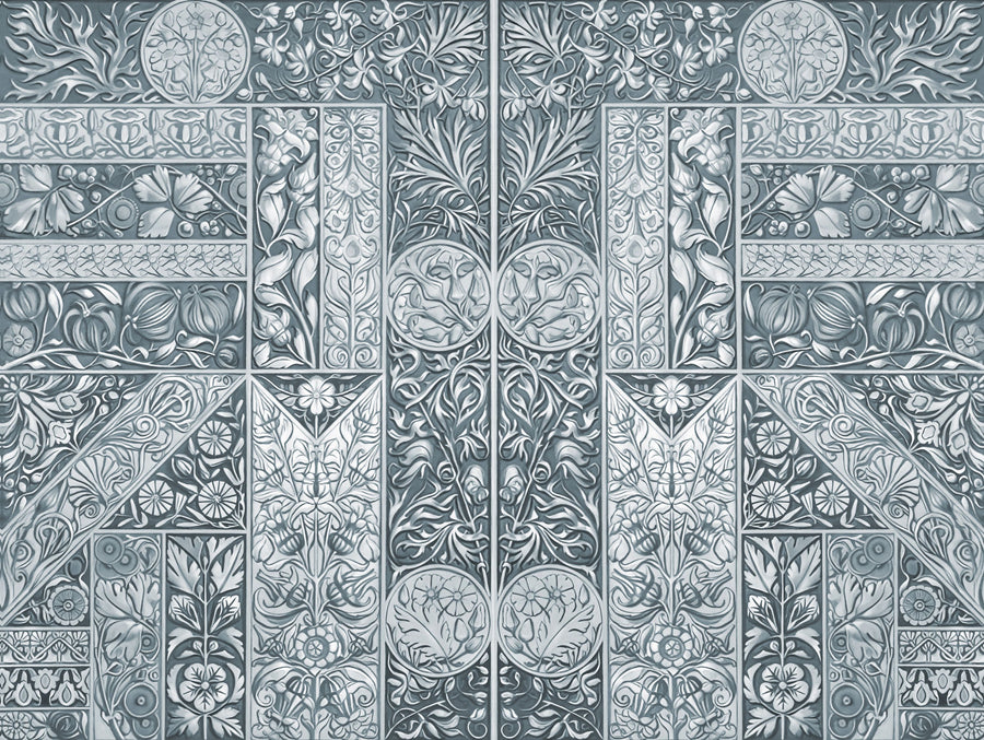 Flower Collection, Dove Mural Wallpaper