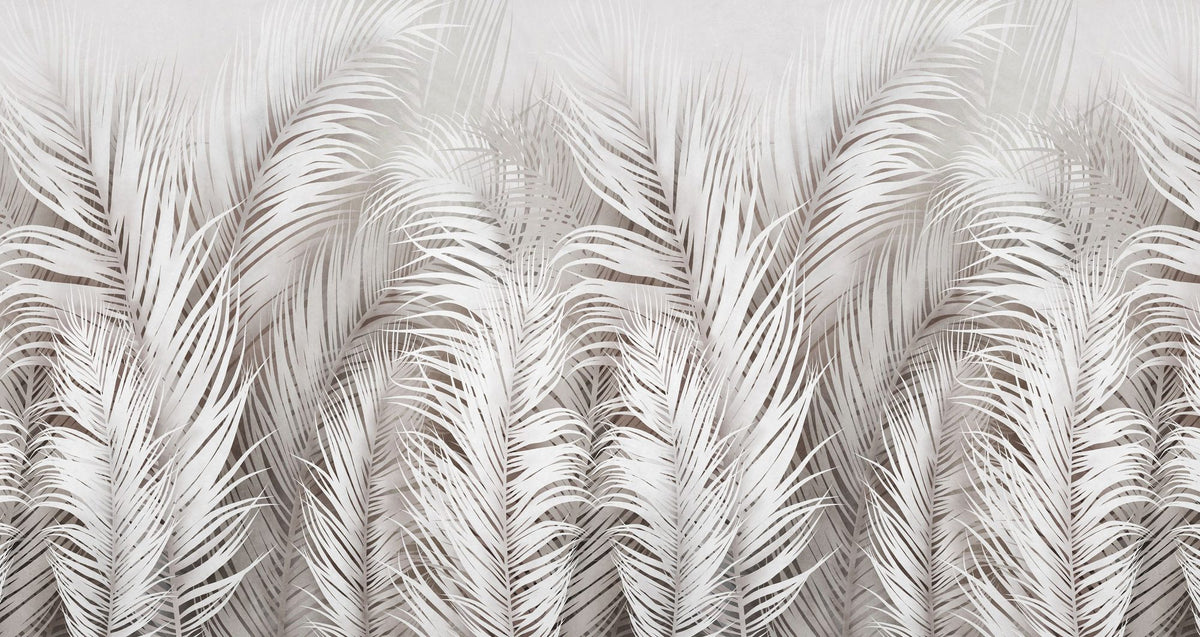 Palm Leaves Mural Wallpaper - pure wallpaper artwork