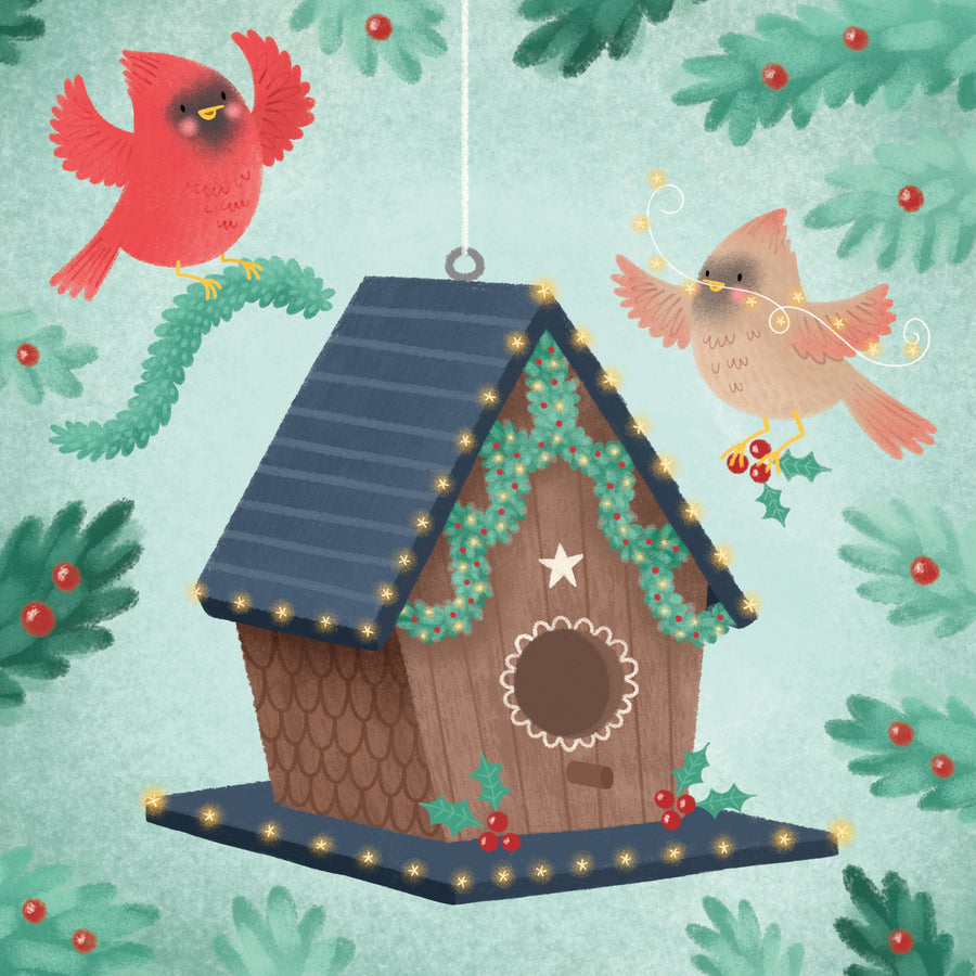 The Birdhouse Mural Wallpaper