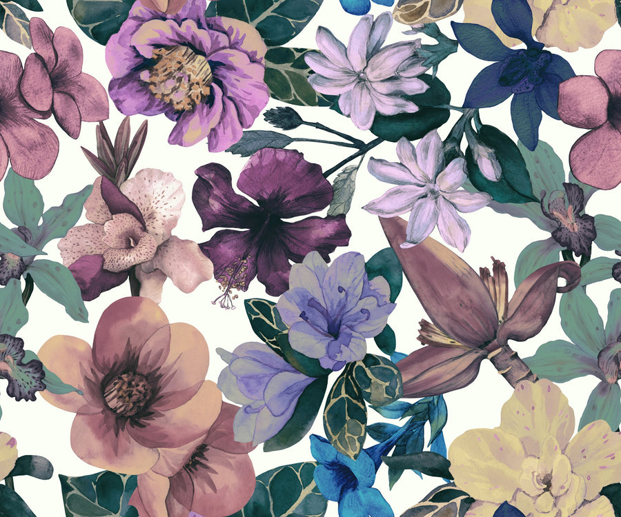 Botanical Rhapsody Mural Wallpaper
