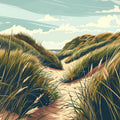 Travel Devon Dunes Mural Wallpaper - pure wallpaper artwork