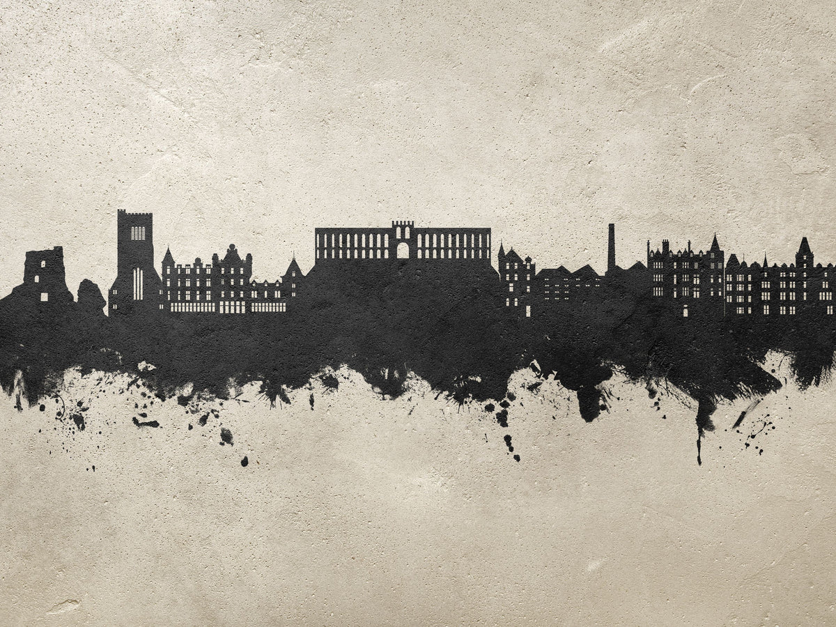 Oban Scotland Skyline Concrete Mural Wallpaper - pure wallpaper artwork