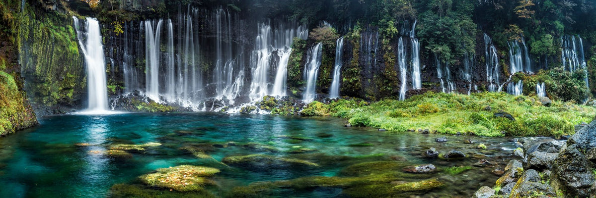 Shiraito Falls Mural Wallpaper - pure wallpaper artwork