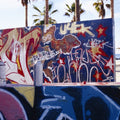 Beach Graffiti Boulevard Mural Wallpaper - pure wallpaper artwork
