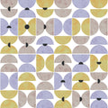 Homley Retro Shapes, Purple Mural Wallpaper - pure wallpaper artwork