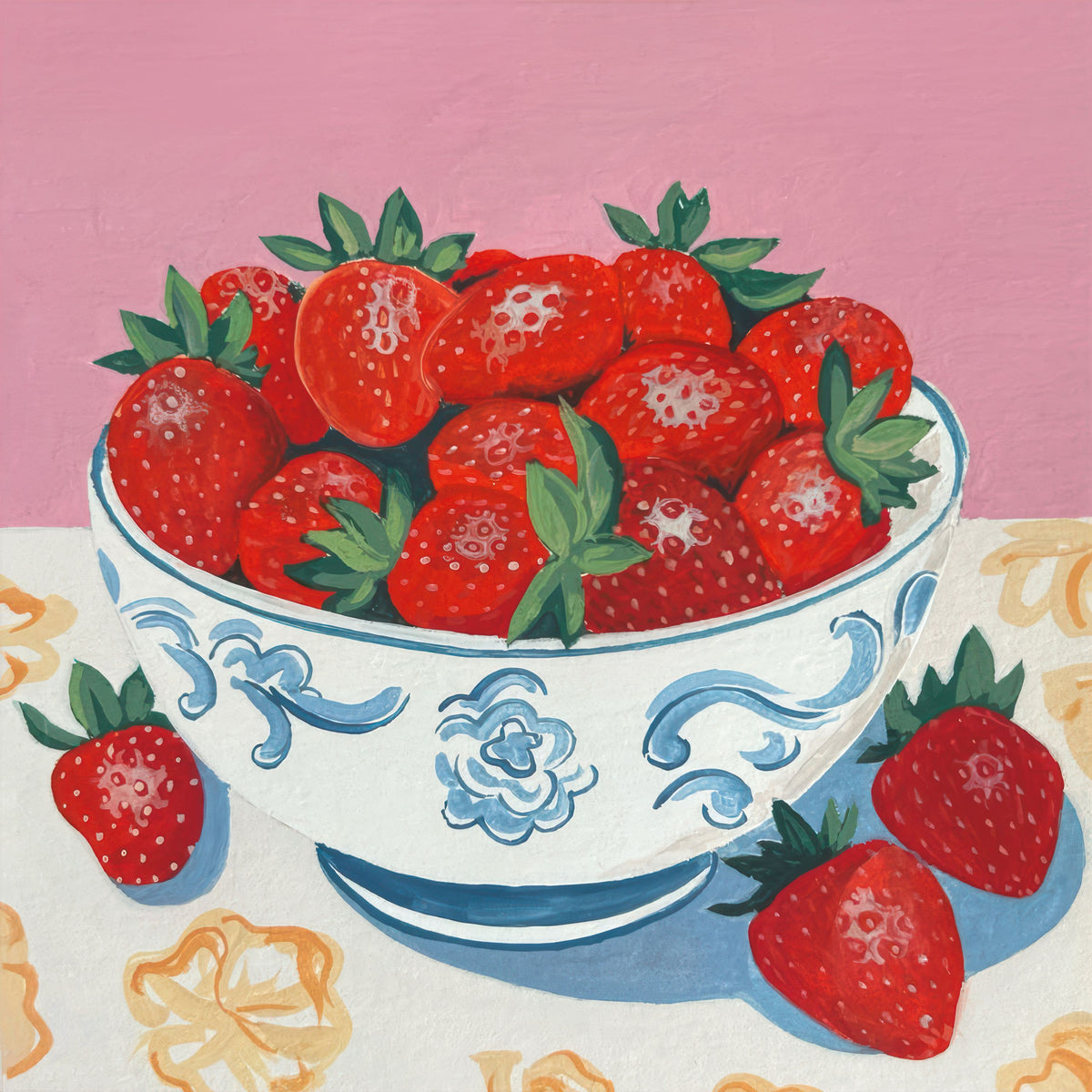 Bowl of Summer Fruit I Mural Wallpaper - pure wallpaper artwork