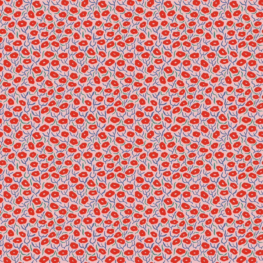 Poppy Song Mural Wallpaper