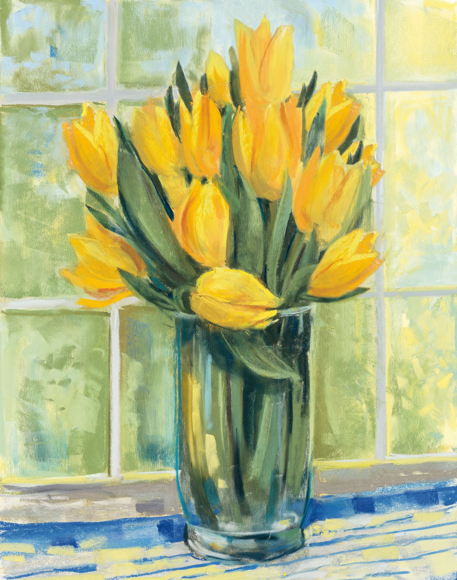 Windowsill Floral II Mural Wallpaper