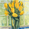 Windowsill Floral II Mural Wallpaper - pure wallpaper artwork